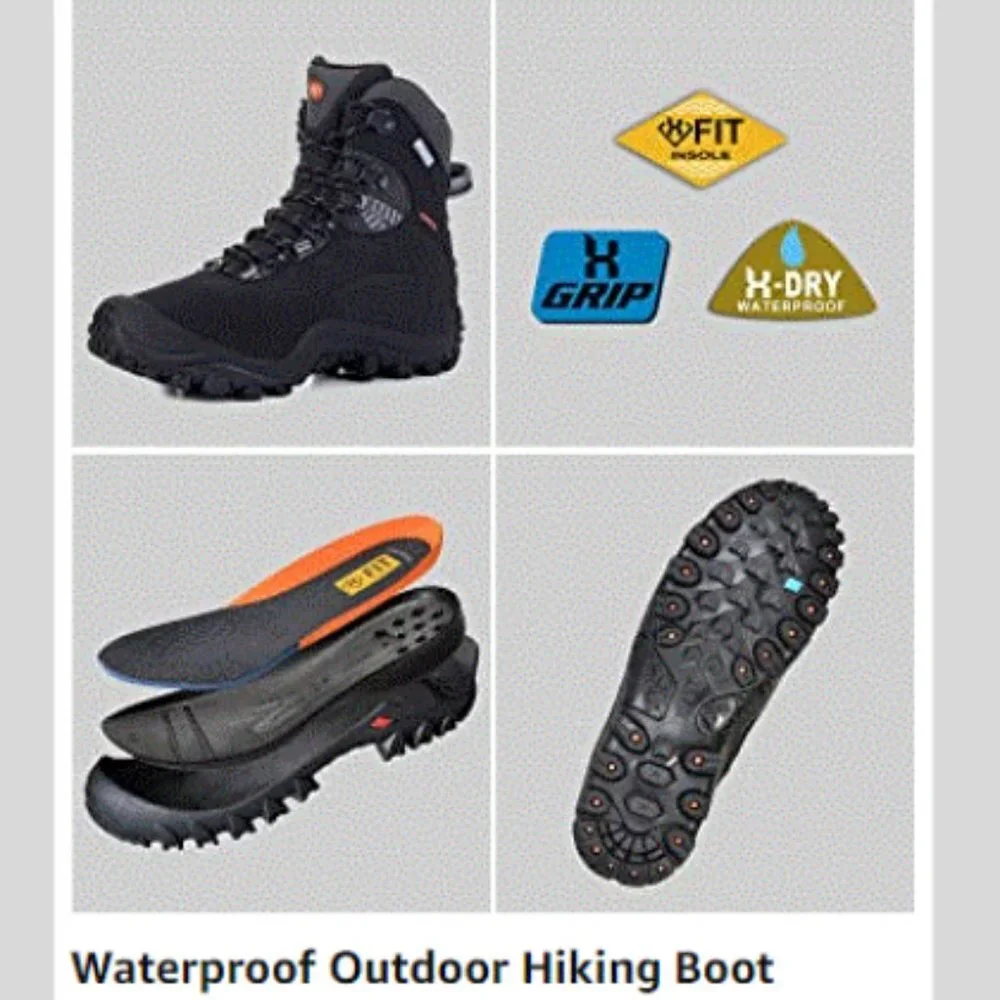 Men's Thermator Mid-Rise Lightweight Hiking Insulated Non-Slip Outdoor Boots